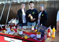 Janneke Froom, Sam van der Loos en Angela Wasilewski maken deel uit van het nieuwe Nederlandse team dat het Belgische merk Gimber in Nederland verder gaat promoten. 